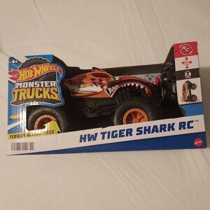 RC Monster Truck Remote Control 4x4 Hot Wheels Tiger Shark